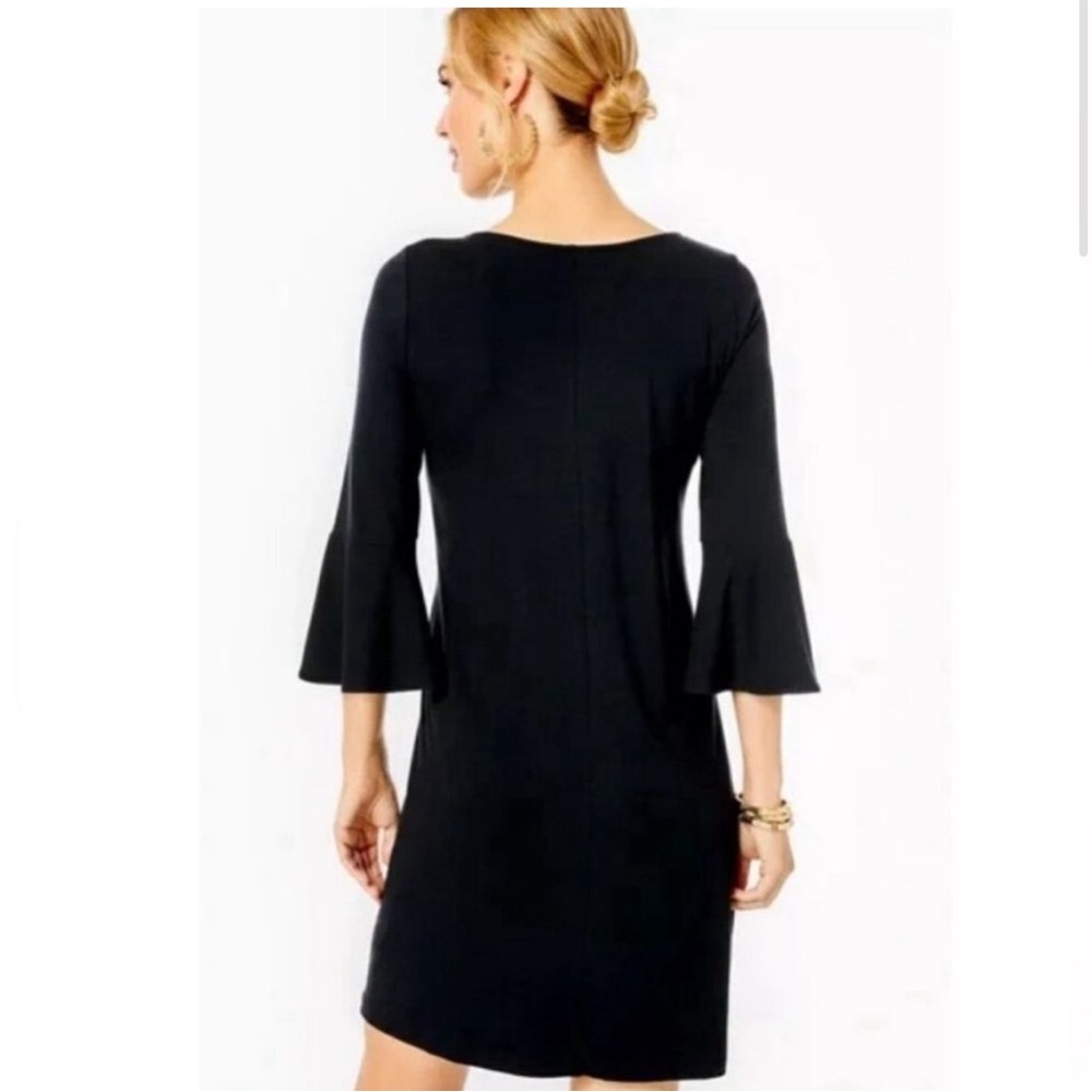 Lilly Pulitzer Black A-Line Shift Dress - Picture 5 of 12
